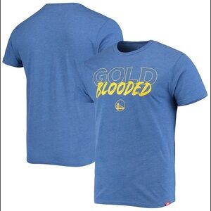 Golden State Warriors Sportiqe Heathered Royal‎ Gold Blooded Comfy Tri-Blend